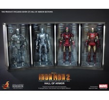 Iron Man 2 Diorama 1/6 Hall of Armor 7 pieces set 34 cm
